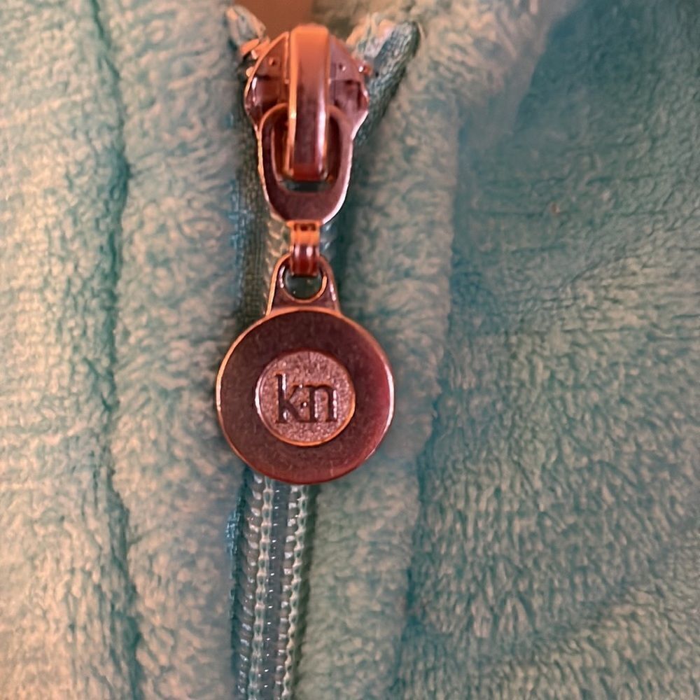 Karen Neuburger Embossed Zip-Front Robe - S - Picture 3 of 7